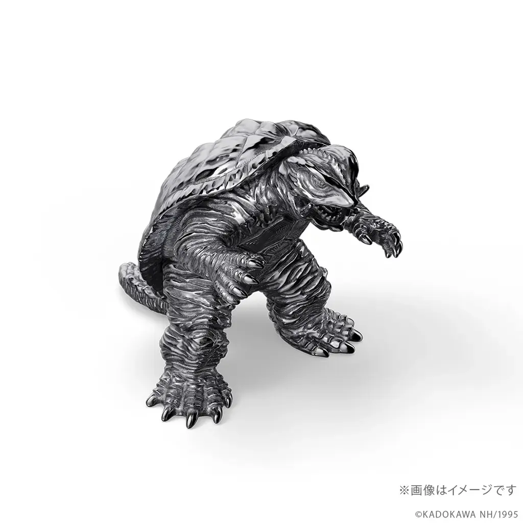 数量限定「ガメラ」フィギュア。鋭い牙や、力強い手足、重厚な甲羅、しなやかに伸びる尻尾など細部にまでこだわり表現 画像 26