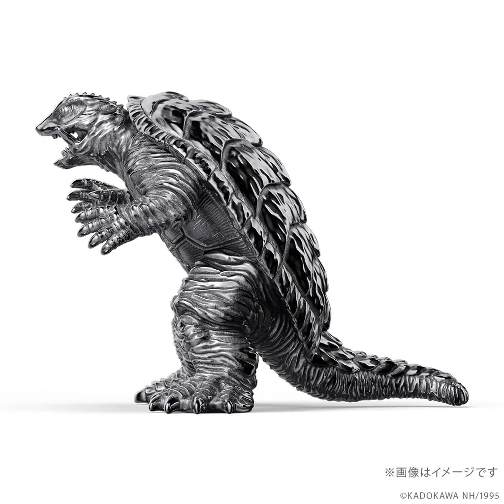 数量限定「ガメラ」フィギュア。鋭い牙や、力強い手足、重厚な甲羅、しなやかに伸びる尻尾など細部にまでこだわり表現 画像 27