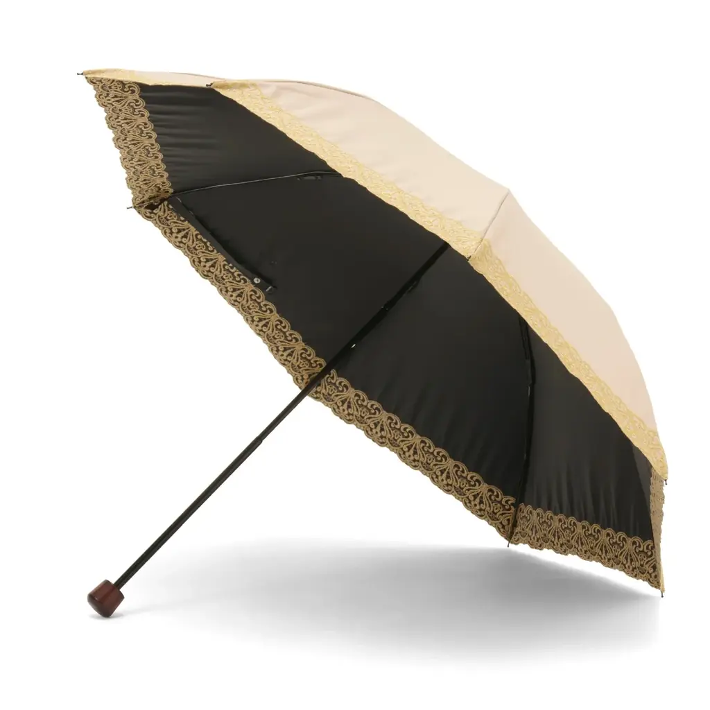 【2026年新作アイテム】トンボ洋傘前原光榮商店が東レサマーシールドに高級刺繍を施した全天候型（オールウェザー）の晴雨兼用・一級遮光傘を3月2日に発売。携えるだけで夏の装いをクラスアップします。 画像 15