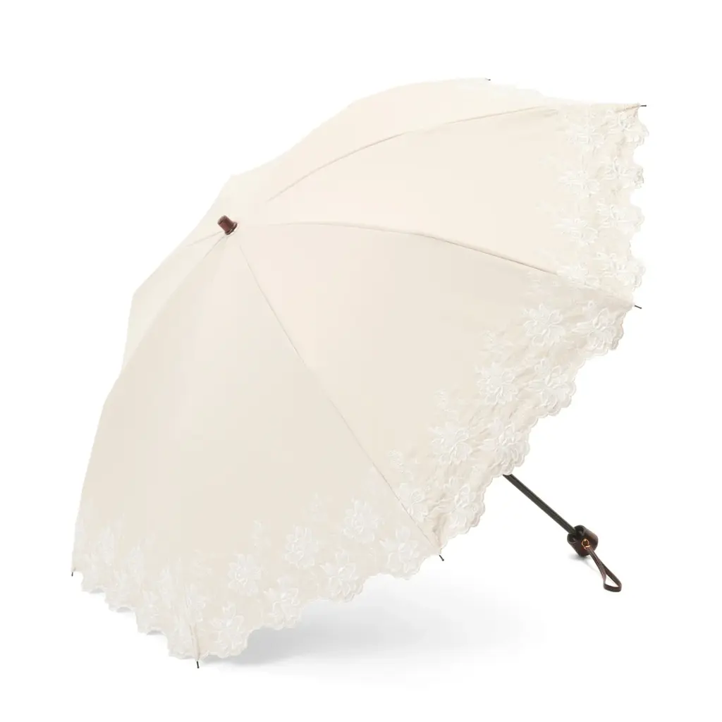 【2026年新作アイテム】トンボ洋傘前原光榮商店が東レサマーシールドに高級刺繍を施した全天候型（オールウェザー）の晴雨兼用・一級遮光傘を3月2日に発売。携えるだけで夏の装いをクラスアップします。 画像 8