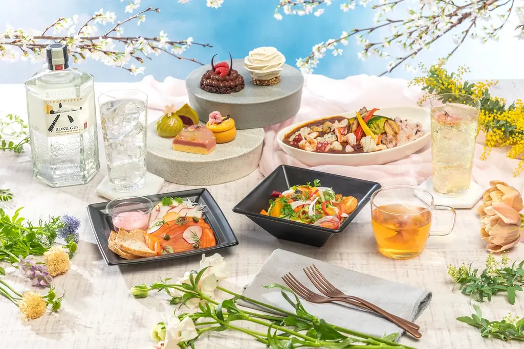 【東京ミッドタウン】ザ・リッツ・カールトン東京考案のメニューが登場！期間限定の屋外ラウンジ「ROKU〈六〉 MIDTOWN BLOSSOM LOUNGE」 画像 1