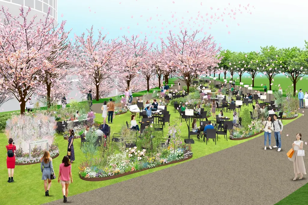 【東京ミッドタウン】ザ・リッツ・カールトン東京考案のメニューが登場！期間限定の屋外ラウンジ「ROKU〈六〉 MIDTOWN BLOSSOM LOUNGE」 画像 3