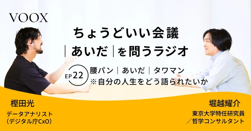 『ちょうどいい会議』Ep22がVOOX/Spotifyで配信