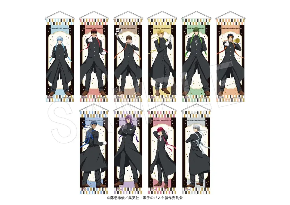 TVアニメ「黒子のバスケ」より、“応援団”がテーマの描き下ろしイラストを使用した新作グッズが「AnimeJapan 2026」で登場！中外鉱業ブースにて販売決定！ 画像 8