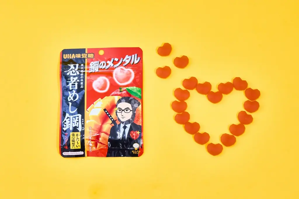 まだまだ止まらないグミ旋風！3月9日は「裏グミの日」「グミだよ。」を2つ買うといま話題のぷっくりステッカーがもらえる特別企画を実施「忍者めし鋼」からはハート型がかわいい新フレーバーが登場！ 画像 2