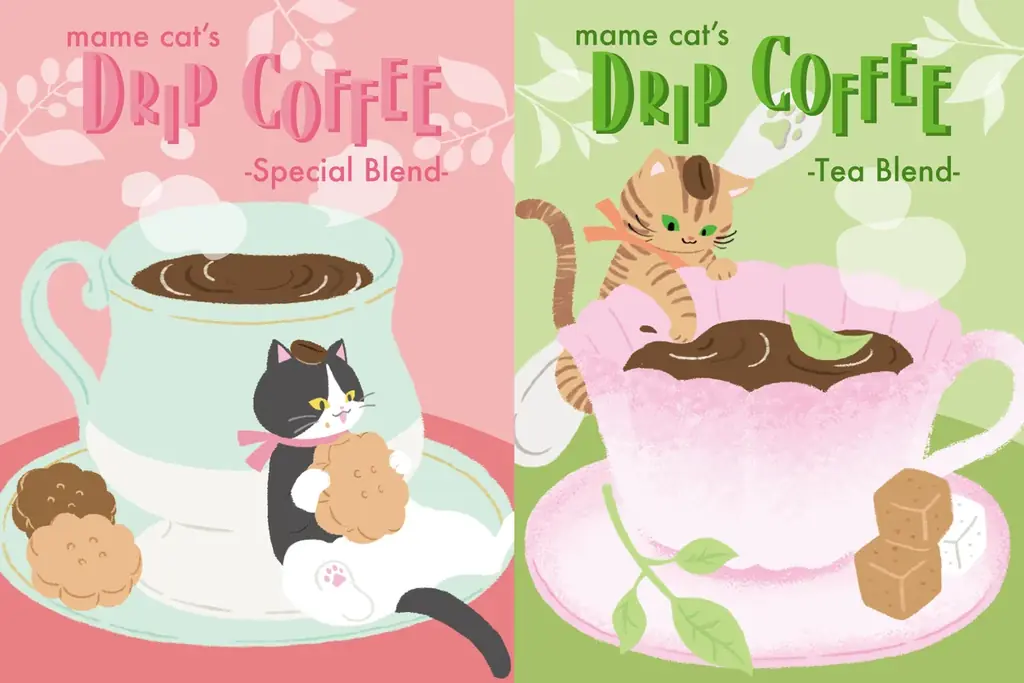 3月2日発売｜猫イラストの郵便局限定ドリップコーヒー