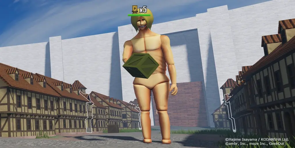 moze、ambrと共同開発した『進撃の巨人』Robloxゲーム「進撃の巨人 Titan Chase」を世界同時リリース！ 画像 3