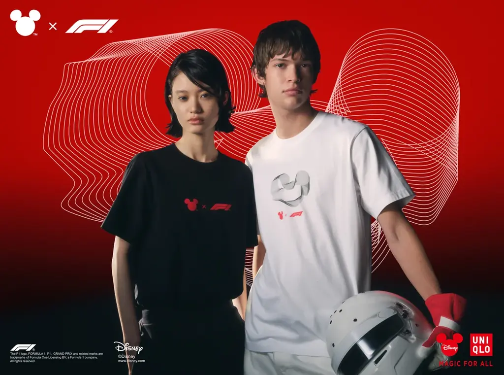 ディズニーとFormula1®、ユニクロが初のタッグを組んだコレクション「Disney x Formula1® UT」　3月23日（月）より発売 画像 2