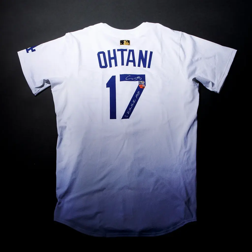 大谷翔平選手の直筆サイン入り・実使用ユニフォームも販売　3月4日(水）から大丸東京店で「MINT POP-UP ベースボールコレクション」が開催 画像 3