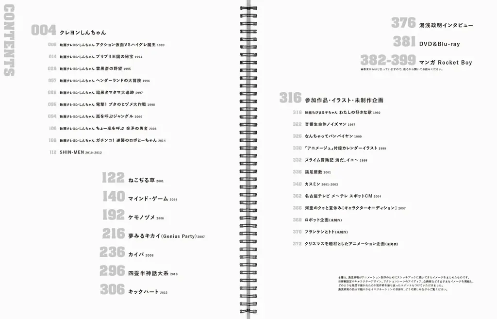 湯浅政明、フルカラー400ページ。イマジネーションの起源『湯浅政明大全 Sketchbook for Animation Projects』3月19日（木）待望の復刊決定！ 画像 2