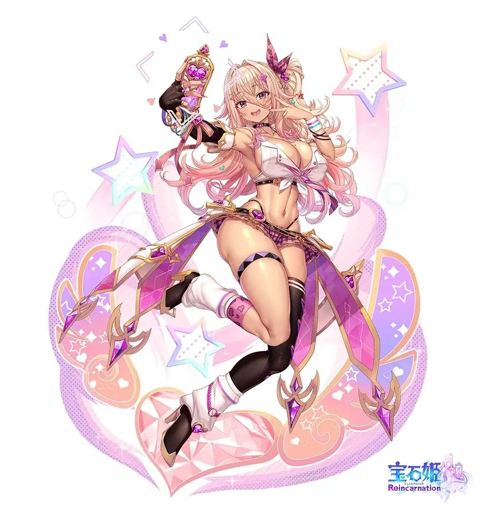 DMM GAMESによる3D放置RPG『宝石姫Reincarnation』において新宝石姫ピンクダイヤモンド登場！新宝石姫ピックアップ宝石譚開催！ 画像 2