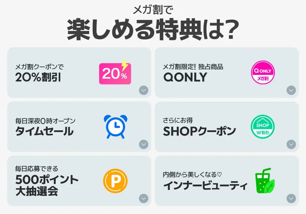Qoo10最大の楽しいショッピング祭り！ 2026年第1回目の「20％メガ割」は、2/27（金）～3/11（水）に開催！コスメやファッションだけでなく、トレンドのインナービューティーアイテムも充実！ 画像 2