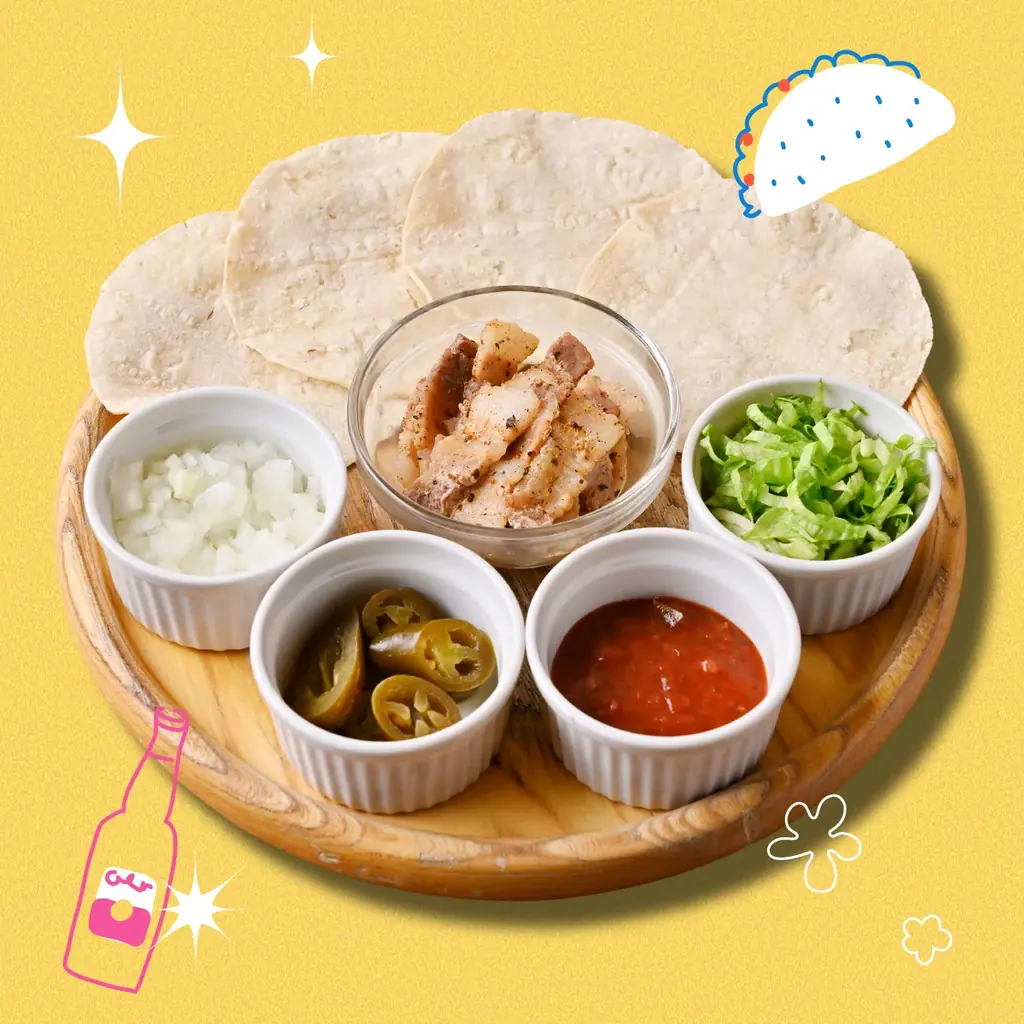 TikTokで話題沸騰！「肉ときどきレモンサワー。」がメキシカンに染まる！タコスもステーキも”ぜ～んぶ食べ放題”の『メキシカン食べ放題フェア』3/1(日)より開催 画像 6