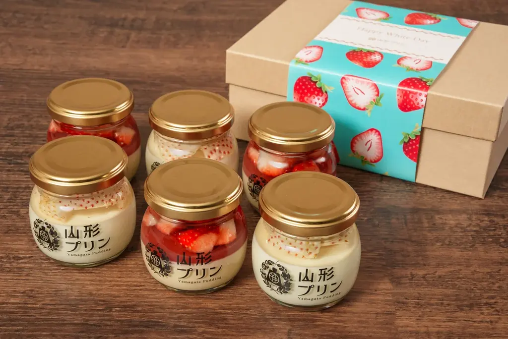 雪国山形から届く“白いちごの雪景色”。希少な「天使のいちごプリン」が2026年2月28日（土）より期間限定で登場！ホワイトデー限定セットもオンラインにて発売。 画像 2