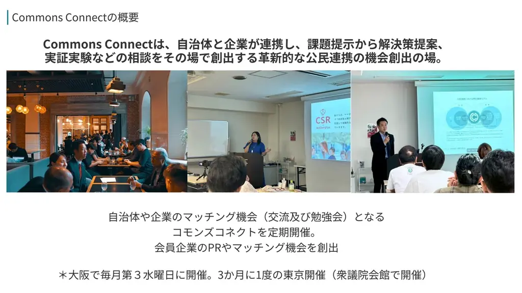 【3/18 大阪・北堀江】行政×企業の共創が動き出す「コモンズコネクトサロン」開催 画像 2