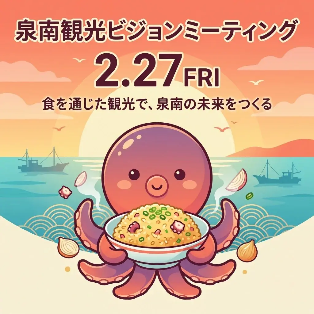 【開催レポート】第２回公民連携泉南観光ビジョンミーティングを開催 画像 1