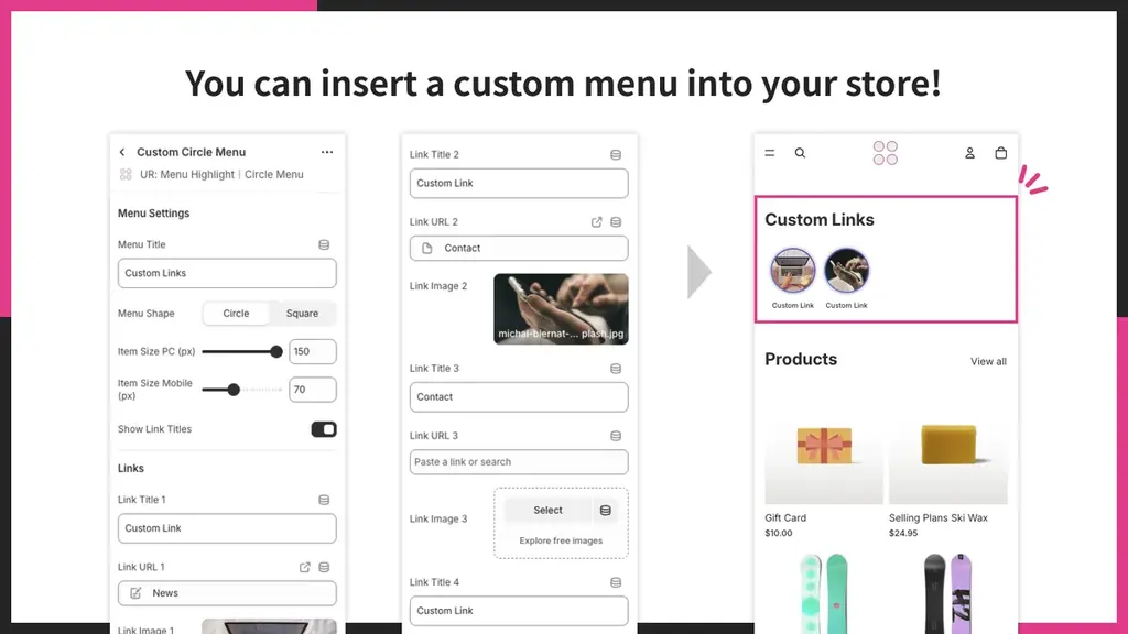 【海外向け】EC アプリ「UR: Menu Highlight｜Circle Menu」を株式会社 UnReact がリリース 画像 4