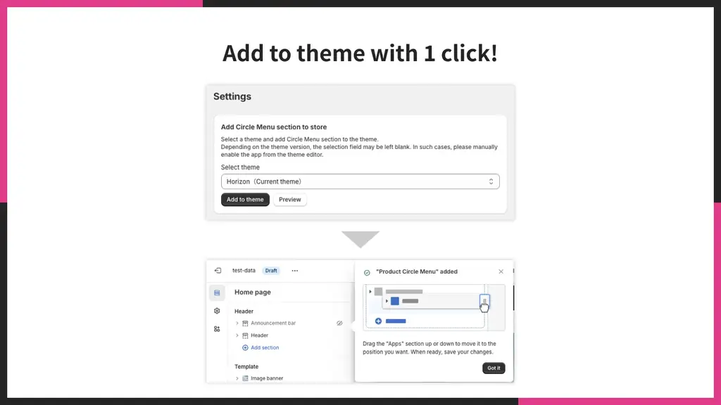 【海外向け】EC アプリ「UR: Menu Highlight｜Circle Menu」を株式会社 UnReact がリリース 画像 7