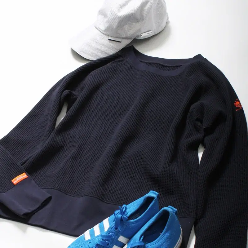 【新製品】春の外遊びに最適な1枚 UVカットワッフルTシャツ長袖の予約販売を開始 画像 2