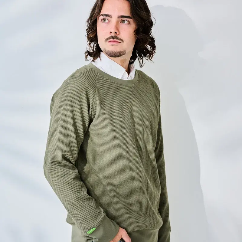 【新製品】春の外遊びに最適な1枚 UVカットワッフルTシャツ長袖の予約販売を開始 画像 4