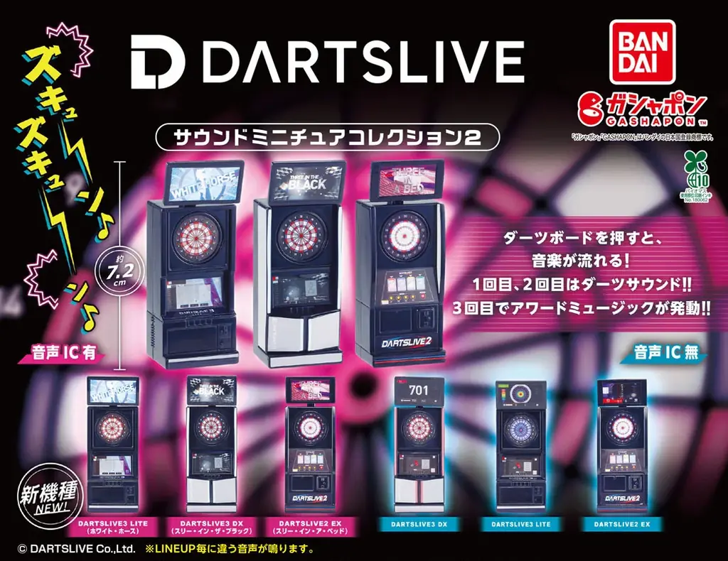 DARTSLIVEミニチュア第2弾