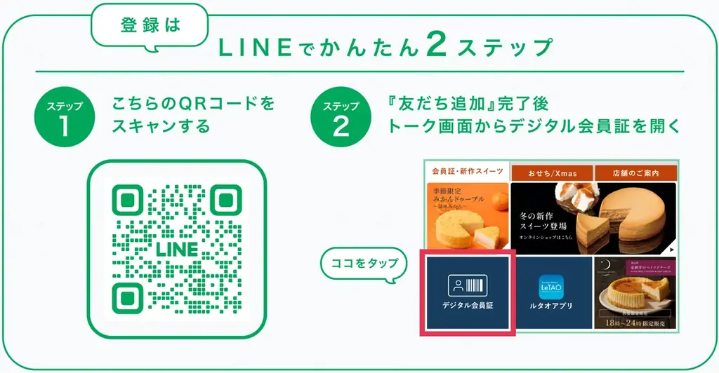 【3月限定】小樽洋菓子舗ルタオLINE公式アカウント本登録で「300ポイント＆ミニソフトクリーム」ダブルプレゼントキャンペーンを開催！ 画像 2