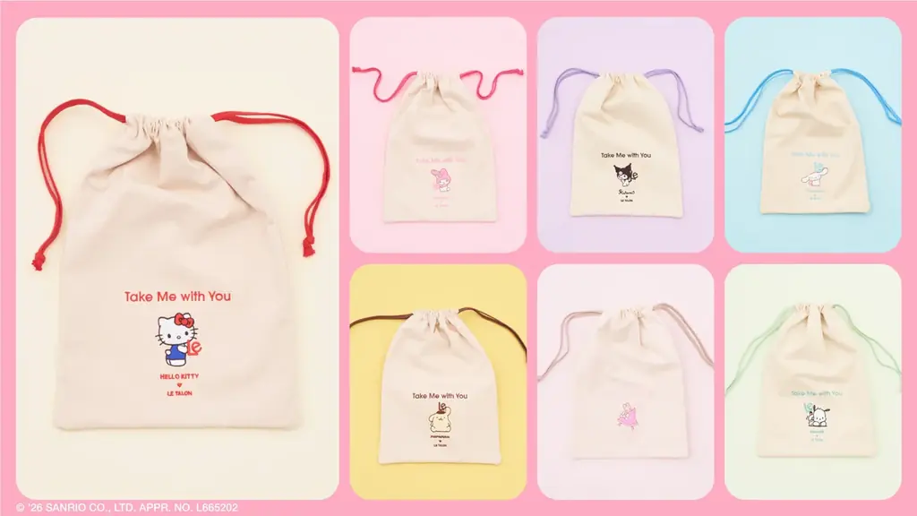 【LE TALON】旅に連れていきたい♡サンリオキャラクターズとのコラボアイテム発売！ 画像 6