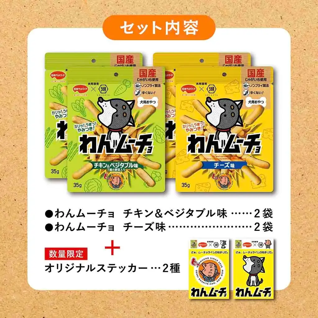【愛犬用】日本ペットフード×湖池屋共同開発『わんムーチョ』3/2新発売 画像 5