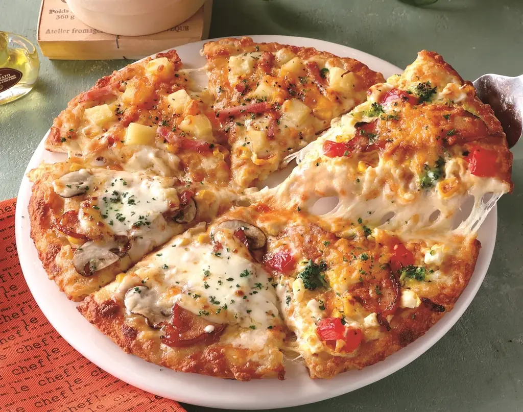 3月4日発売 ピザーラPサイズ新作『春のチーズトリオ』