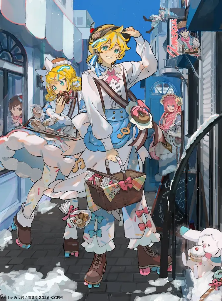 応募総数4,394点！「SNOW MIKU 2026」とコラボした塗り絵コンテスト「塗りマス！」第三十五回の受賞作品を発表 画像 9