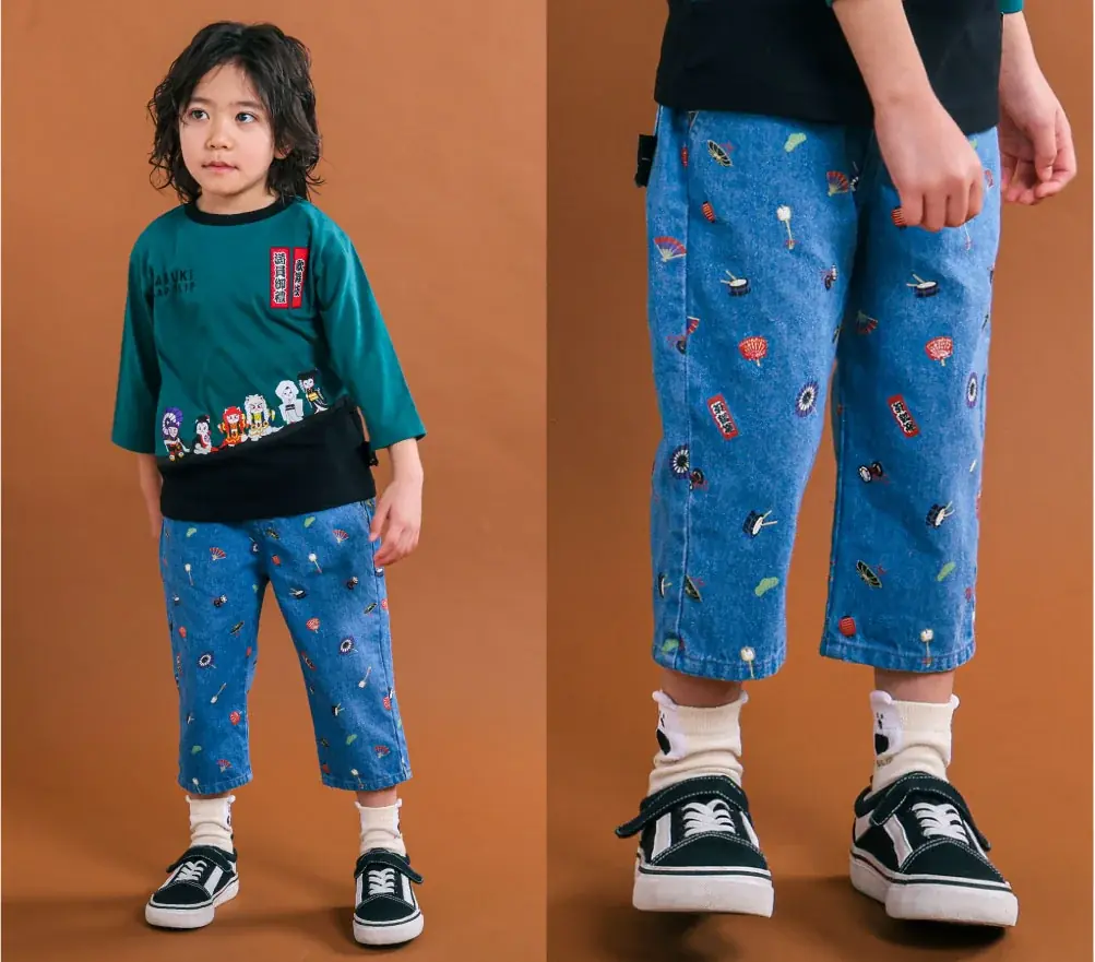 子供服ブランド「SLAP SLIP（スラップ スリップ）」より、「歌舞伎」をテーマにしたコラボレーションアイテムが新登場！ 画像 7