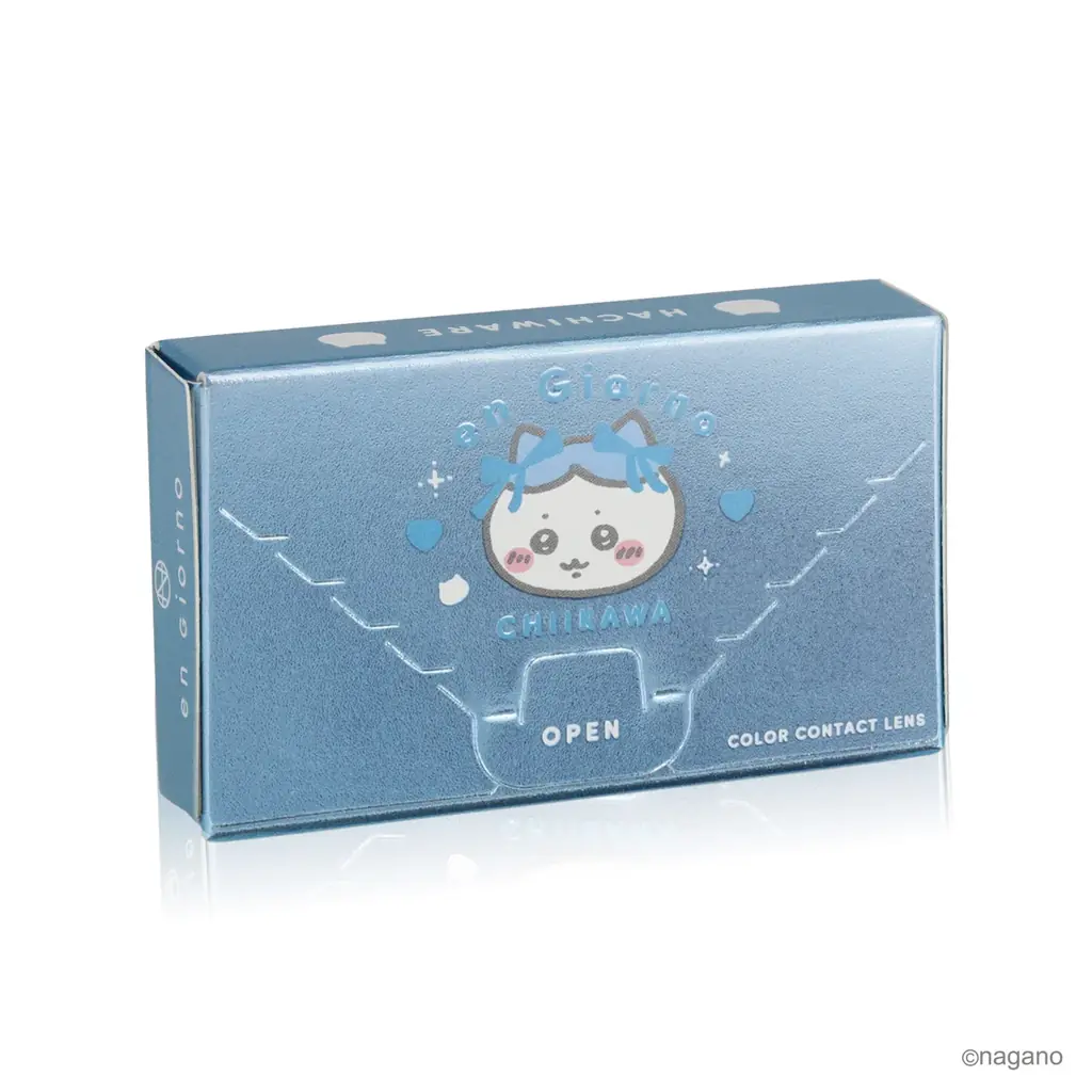 人気カラコン「en Giorno（アンジョルノ）」より『ちいかわ』デザイン第二弾発売決定！今回は度ありも展開！瞳の中にかわいいちいかわたちとキュートなリボン！ 画像 4
