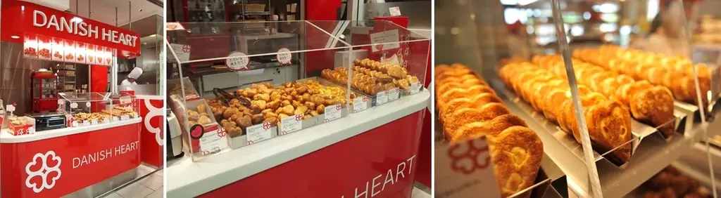 3月5日 アンデルセン福屋広島駅前店に「デニッシュハート」コーナーがオープン～広島市内初、焼きたてのハート型デニッシュをお届けします～ 画像 2
