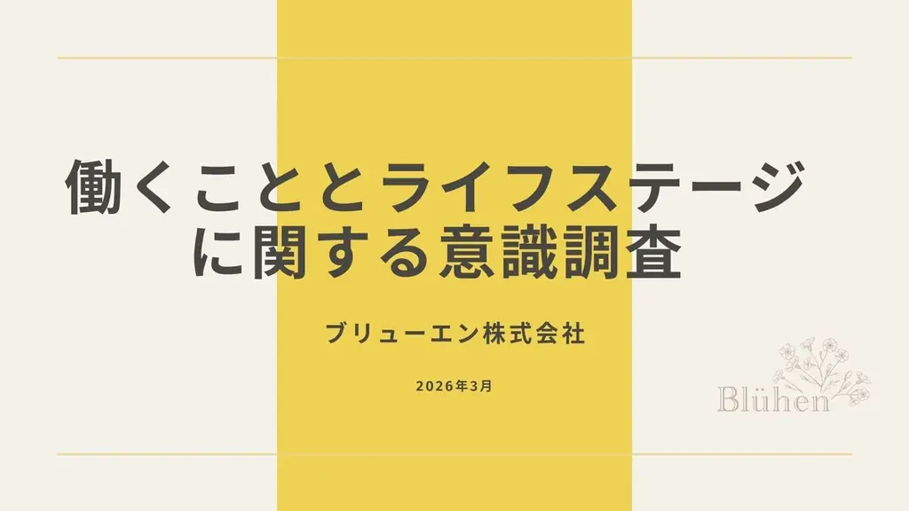 3月8日・国際女性デー調査：8割がキャリア断絶