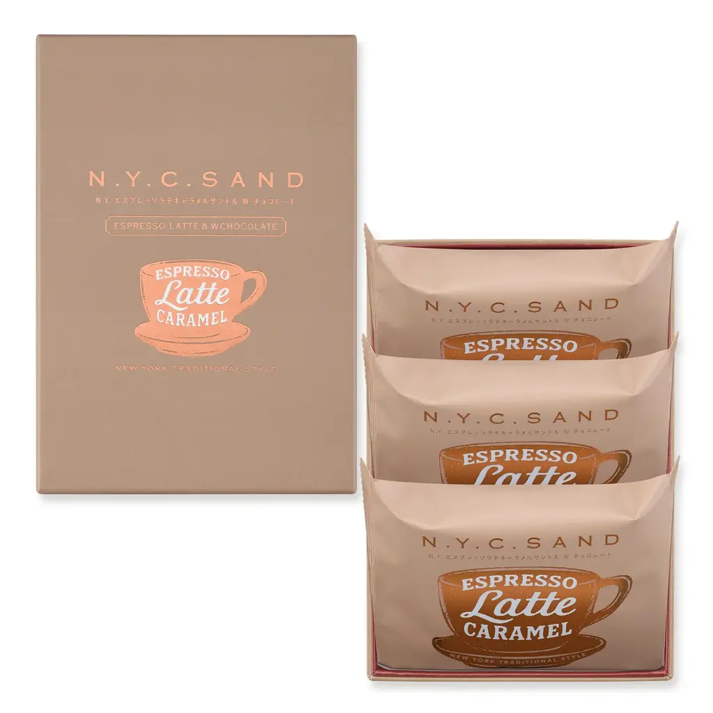 大丸梅田店にとろとろキャラメルで人気の〈N.Y.C.SAND〉が再登場！新作「N.Y.エスプレッソラテキャラメルサンド＆Wチョコレート」も数量限定販売 画像 3