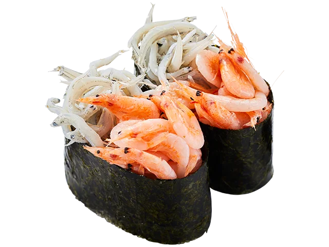 【かっぱ寿司】春のごちそう、桜えび春を告げる上品な甘み「桜えび」が一皿税込１１０円～！ふっくら「釜揚げしらす」と抱き合わせた、見た目も鮮やかな紅白軍艦も！ 画像 3