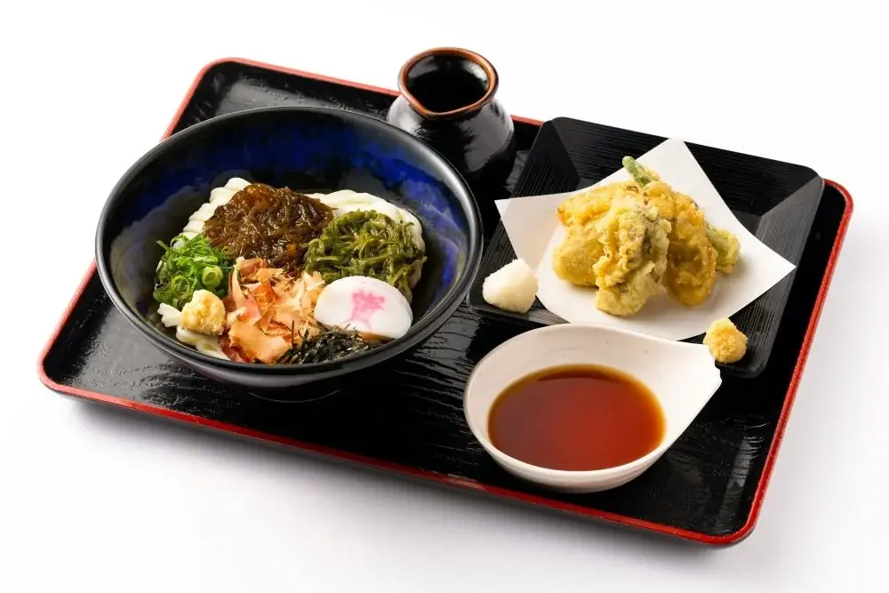 資さんうどん『春の牡蠣＆つるねば祭』開催！牡蠣の天ぷらを盛り合わせに。待望の“もずくうどん”が「もずく・めかぶうどん」になって登場！【3/5（木）スタート】 画像 4