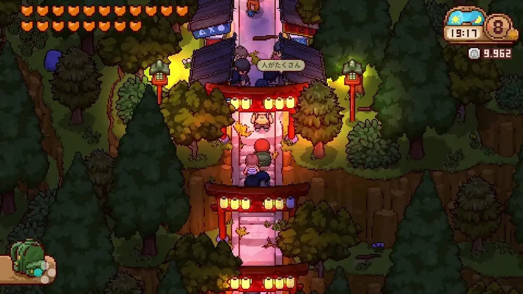 Apple Arcade日本・米国ランキング1位を獲得『にほんの田舎ぐらし』Nintendo Switch／Steam版 本日3月4日(水)配信開始！世界が恋した、美しいドット絵の日本の田舎風景。 画像 4