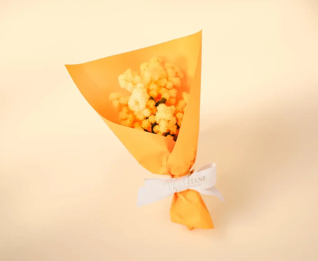 国際女性デーに合わせ、3日間限定で店舗にて“ミモザ”のミニブーケをプレゼント。 画像 2