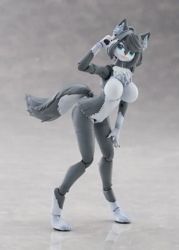 自分好みのケモノをカスタマイズ！『けもプラ』シリーズ第3弾「ハイイロオオカミ」が登場。あみあみにて予約受付中。 画像 14