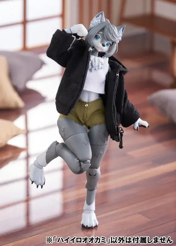 自分好みのケモノをカスタマイズ！『けもプラ』シリーズ第3弾「ハイイロオオカミ」が登場。あみあみにて予約受付中。 画像 17