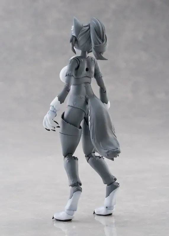 自分好みのケモノをカスタマイズ！『けもプラ』シリーズ第3弾「ハイイロオオカミ」が登場。あみあみにて予約受付中。 画像 4