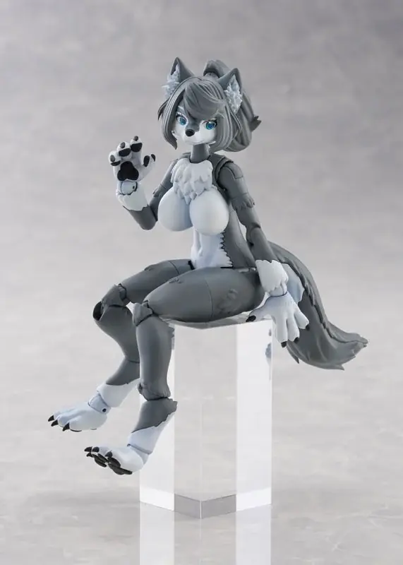 自分好みのケモノをカスタマイズ！『けもプラ』シリーズ第3弾「ハイイロオオカミ」が登場。あみあみにて予約受付中。 画像 9