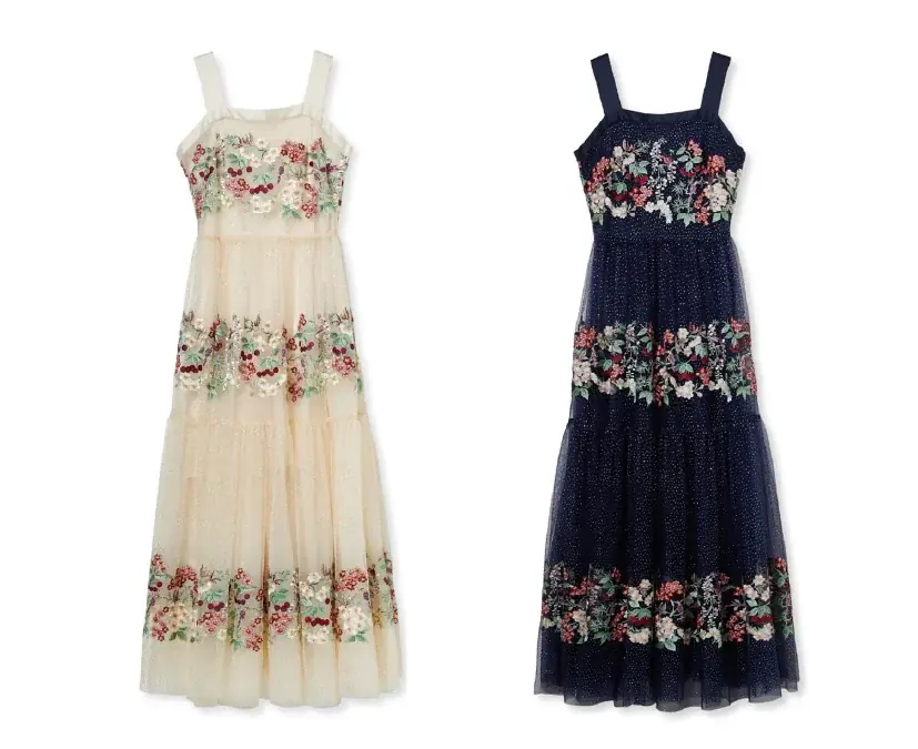 【LILY BROWN×KEITA MARUYAMA】「夜桜」をテーマに、優美でロマンティックな世界観を表現した新作コレクションを公開＜3月12日(木)全国発売＞ 画像 5