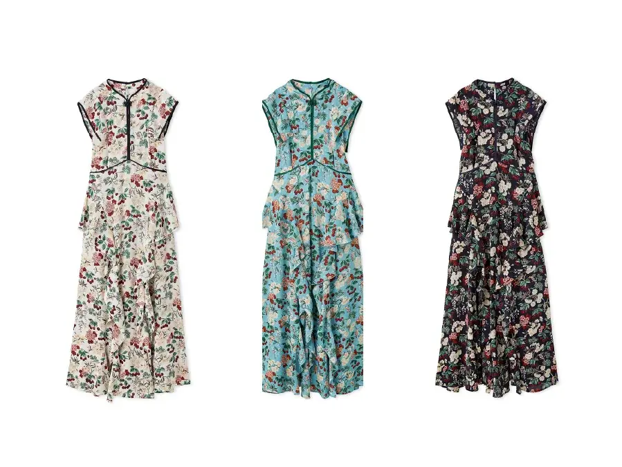 【LILY BROWN×KEITA MARUYAMA】「夜桜」をテーマに、優美でロマンティックな世界観を表現した新作コレクションを公開＜3月12日(木)全国発売＞ 画像 6