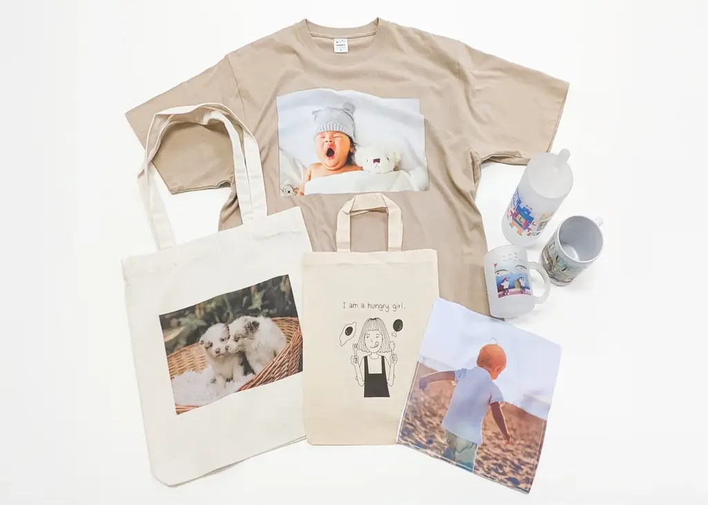 最短20分でグッズが作れる「即日プリント」に、ハンカチやトートバッグなど7商品が新登場！3月6日よりプラスワン高松店で提供開始 画像 1