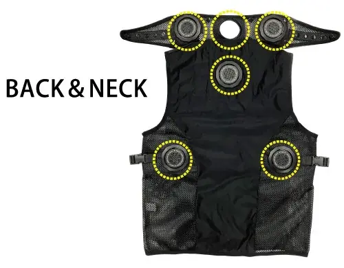 猛暑常態化に “接触冷却” で挑む「首から冷やす」　5基ペルチェ搭載ウェア登場 画像 4