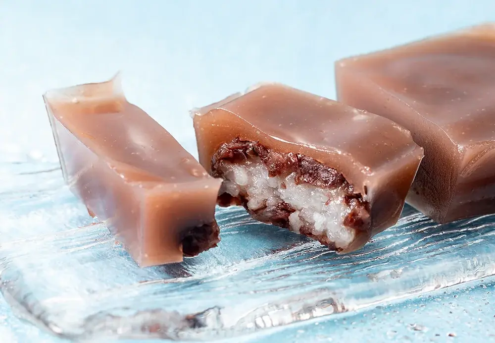 水羊羹でくるんだみずみずしい“新感覚おはぎ”！春のお彼岸に合わせて期間限定発売【鎌倉五郎本店】 画像 3