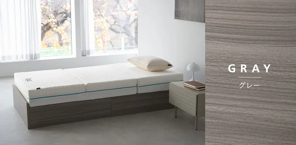 “収納が足りない”をベッドで解決！クローゼット級の超大容量収納を備えたベッド『ネバコ -NABAKO-』が新登場！人気の三つ折りマットレスと相性抜群のベッドフレームで新生活の睡眠と収納をアップデート！ 画像 8