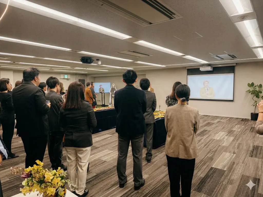 恵比寿で祝う新支社完成披露パーティーの模様